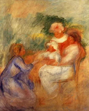 La Famille by Pierre-Auguste Renoir Oil Painting