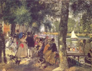 La Grenouillere Oil painting by Pierre-Auguste Renoir