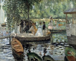 La Grenouillere by Pierre-Auguste Renoir Oil Painting