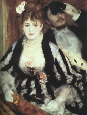 La Loge by Pierre-Auguste Renoir - Oil Painting Reproduction
