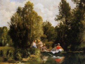 La Mare aux Fees by Pierre-Auguste Renoir Oil Painting