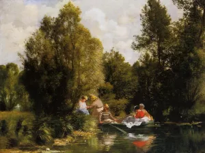 La Mare aux Fees by Pierre-Auguste Renoir - Oil Painting Reproduction