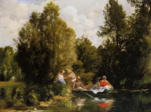 La Mare aux Fees by Pierre-Auguste Renoir Oil Painting