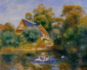 La Mere aux Oies painting by Pierre-Auguste Renoir