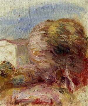 La Poste at Cagnes Oil painting by Pierre-Auguste Renoir