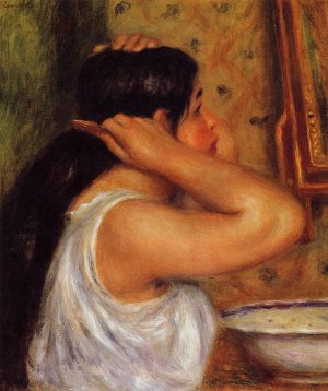 La Toilette - Woman Combing Her Hair