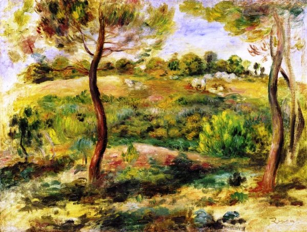 Landscape 12 by Pierre-Auguste Renoir - Hand-Painted Oil Painting Reproduction