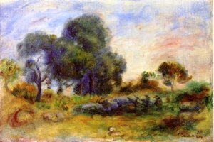 Landscape 14 by Pierre-Auguste Renoir Oil Painting