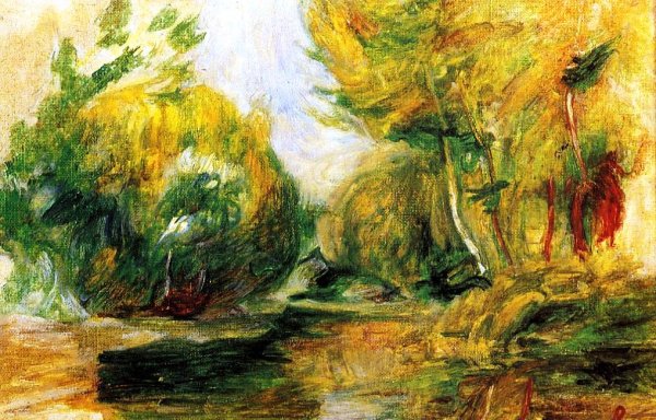 Landscape 27 by Pierre-Auguste Renoir - Hand-Painted Oil Painting Reproduction