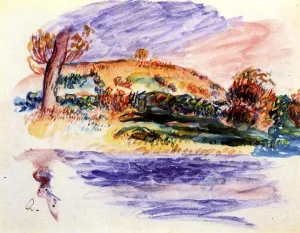 Landscape 32 by Pierre-Auguste Renoir - Oil Painting Reproduction