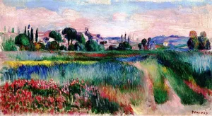 Landscape 4 by Pierre-Auguste Renoir - Oil Painting Reproduction