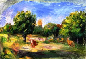 Landscape 8 by Pierre-Auguste Renoir - Oil Painting Reproduction