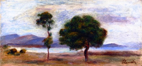 Landscape 9 by Pierre-Auguste Renoir - Hand-Painted Oil Painting Reproduction