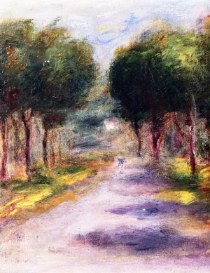 Landscape at Cagnes by Pierre-Auguste Renoir - Oil Painting Reproduction