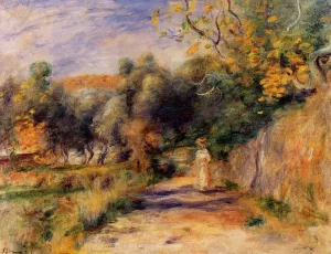 Landscape at Cagnes by Pierre-Auguste Renoir - Oil Painting Reproduction