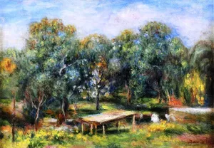 Landscape at Collettes by Pierre-Auguste Renoir - Oil Painting Reproduction
