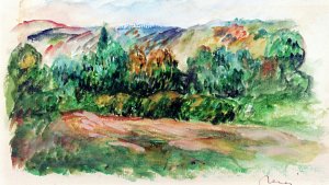 Landscape at Essoyes II by Pierre-Auguste Renoir Oil Painting