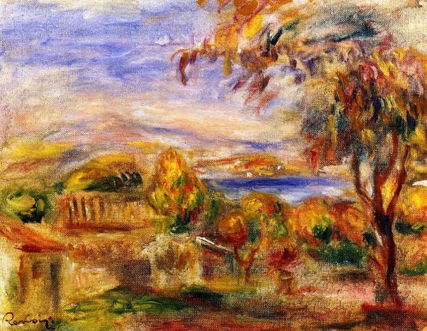Landscape by the Sea by Pierre-Auguste Renoir - Hand-Painted Oil Painting Reproduction