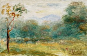 Landscape from the south of France by Pierre-Auguste Renoir Oil Painting