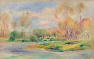 Landscape by Pierre-Auguste Renoir Oil Painting