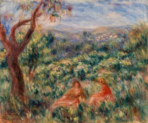 Landscape by Pierre-Auguste Renoir Oil Painting