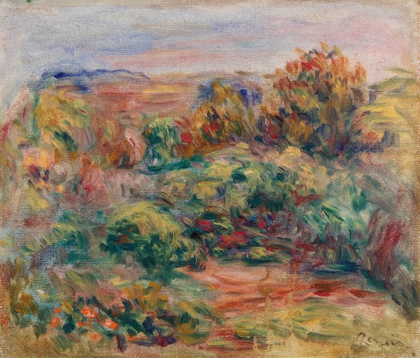 Landscape  by Pierre-Auguste Renoir - Hand-Painted Oil Painting Reproduction