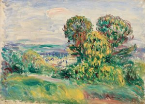Landscape by Pierre-Auguste Renoir Oil Painting