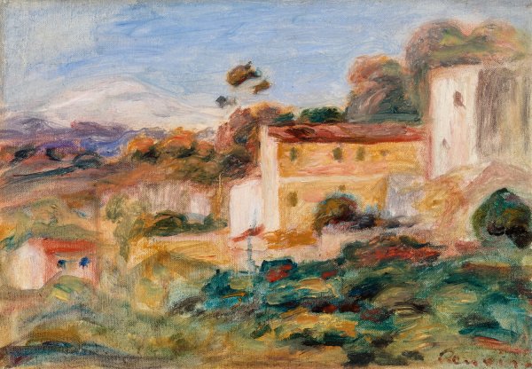 Landscape  by Pierre-Auguste Renoir - Hand-Painted Oil Painting Reproduction