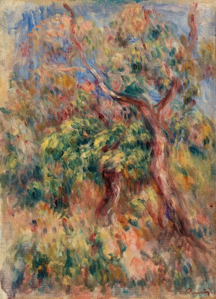 Landscape  by Pierre-Auguste Renoir - Hand-Painted Oil Painting Reproduction