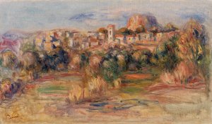 Landscape, La Gaude by Pierre-Auguste Renoir Oil Painting