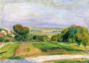 Landscape, Magagnosc by Pierre-Auguste Renoir Oil Painting