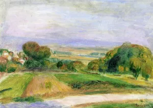 Landscape, Magagnosc by Pierre-Auguste Renoir - Oil Painting Reproduction