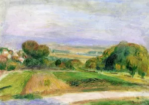 Landscape, Magagnosc by Pierre-Auguste Renoir Oil Painting