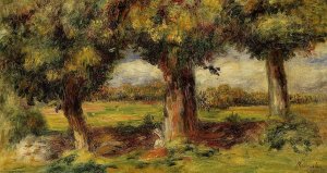 Landscape Near Pont-Aven by Pierre-Auguste Renoir Oil Painting