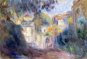 Landscape with Red Roofs Oil painting by Pierre-Auguste Renoir
