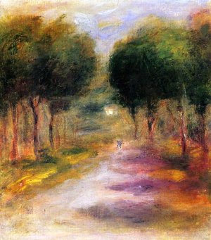 Landscape with Trees by Pierre-Auguste Renoir Oil Painting