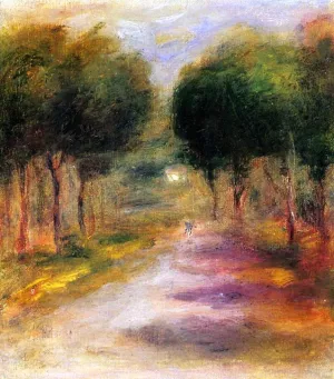 Landscape with Trees by Pierre-Auguste Renoir - Oil Painting Reproduction