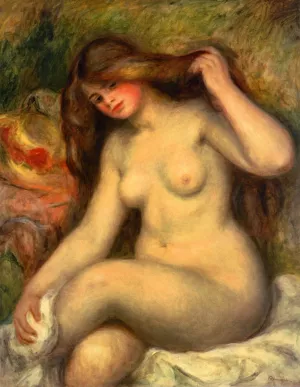 Large Bather with Crossed Legs by Pierre-Auguste Renoir - Oil Painting Reproduction