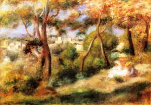 Le Cannet by Pierre-Auguste Renoir - Oil Painting Reproduction