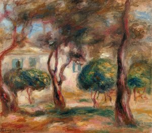 Le Jardin Des Collettes by Pierre-Auguste Renoir Oil Painting