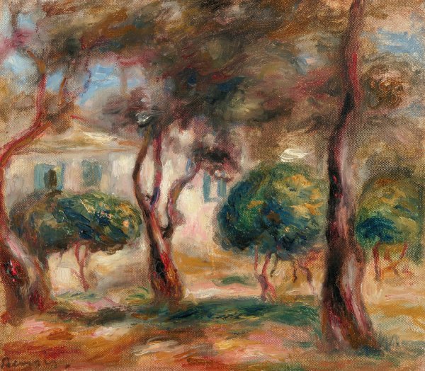 Le Jardin Des Collettes  by Pierre-Auguste Renoir - Hand-Painted Oil Painting Reproduction