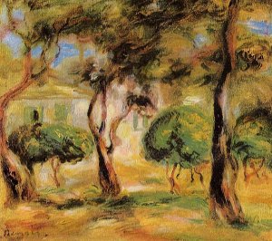 Le Jardin des Collettes by Pierre-Auguste Renoir Oil Painting