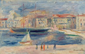 Le Port de Saint-Tropez by Pierre-Auguste Renoir Oil Painting