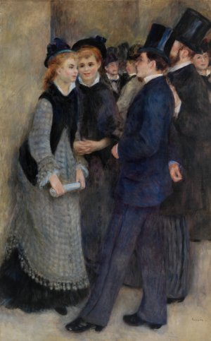 Leaving the Conservatory by Pierre-Auguste Renoir Oil Painting
