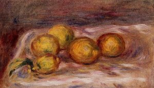 Lemons by Pierre-Auguste Renoir Oil Painting