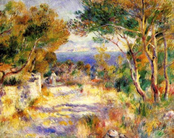 L'Estaque by Pierre-Auguste Renoir - Hand-Painted Oil Painting Reproduction