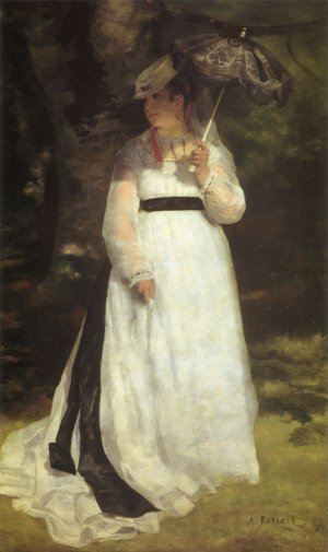 Lise with Umbrella by Pierre-Auguste Renoir Oil Painting