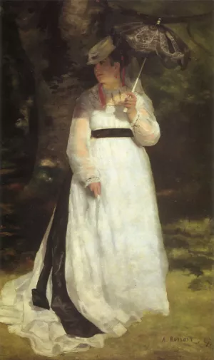 Lise with Umbrella by Pierre-Auguste Renoir Oil Painting