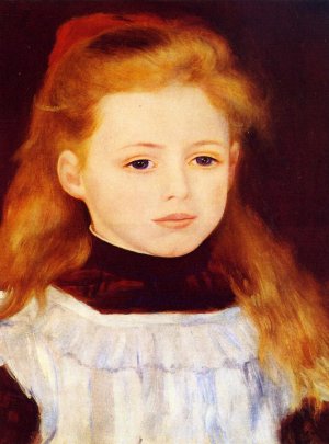 Little Girl in a White Apron also known as Portrait of Lucie Berard