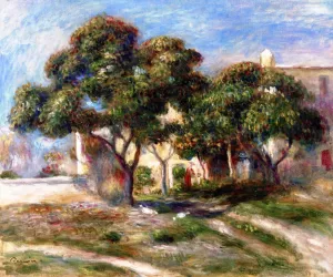 Loquat Trees painting by Pierre-Auguste Renoir